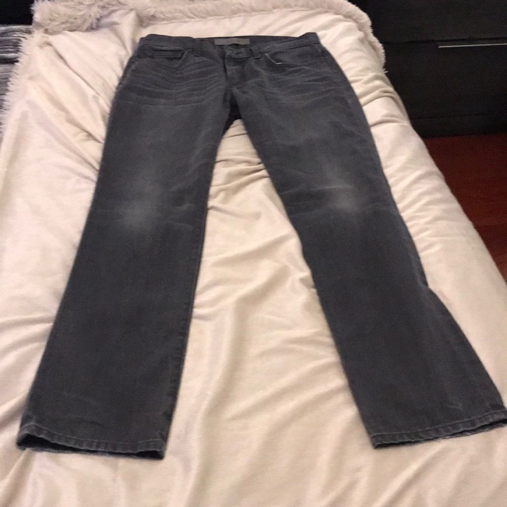 Joes jeans “the brixton “ gray jeans size 34